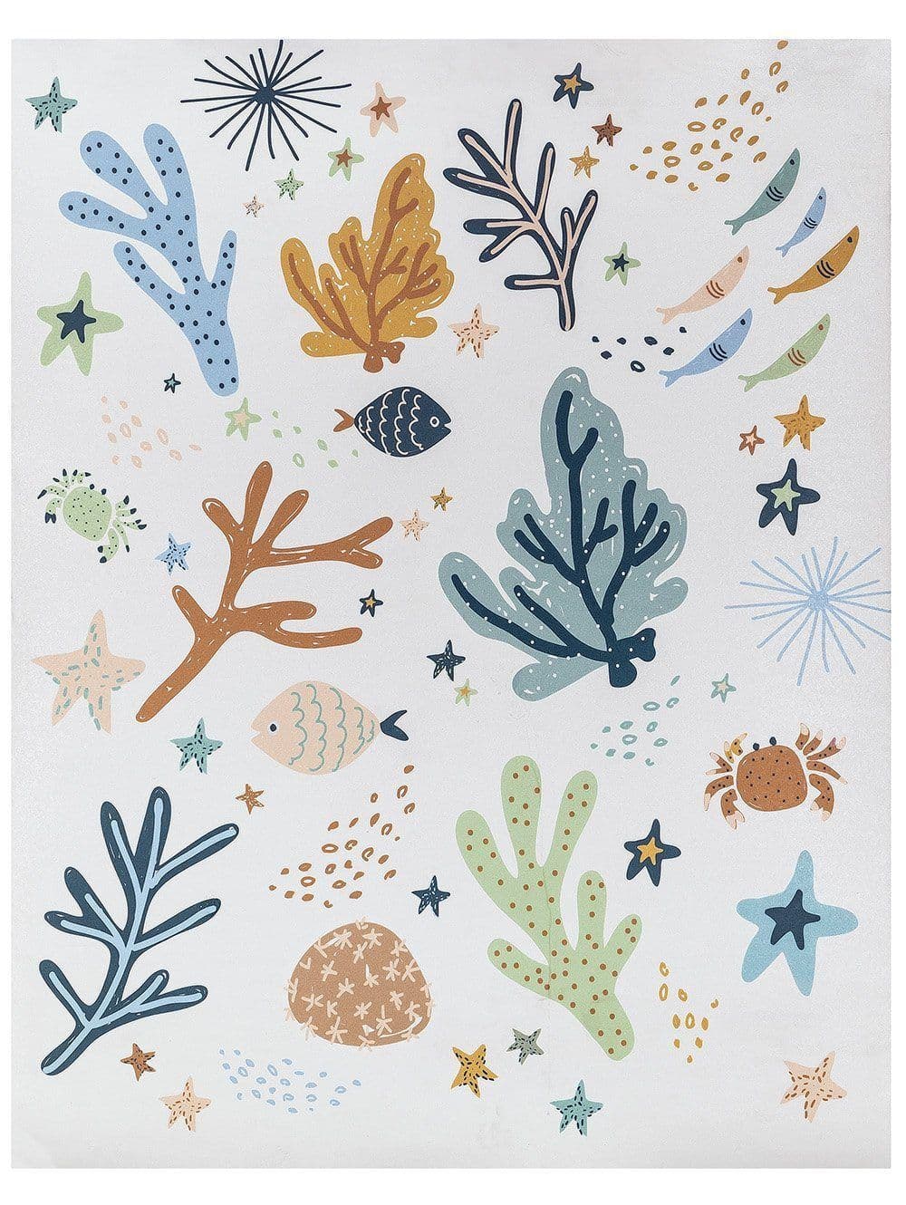 ALFOMBRA UNDER THE SEA BLUE 80X100