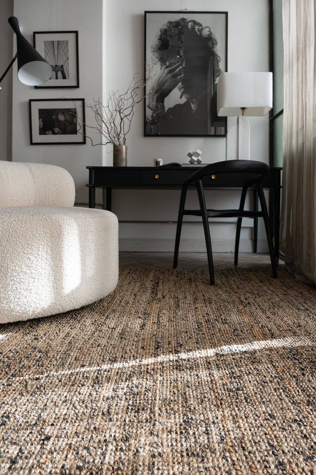 A MEDIDA YUTE BASIC REST NATURAL/BLACK 150X2000